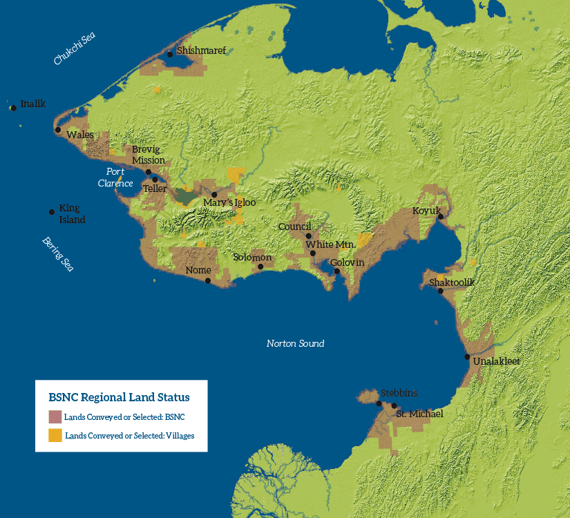Map-Bering-Straits-Alaska-BSNC-Land-Status-Map